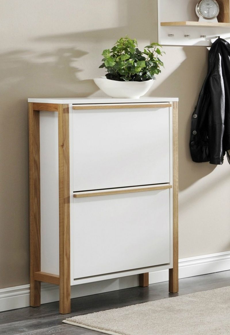 Woodman - Northgate Shoe Cabinet - White w. 2 dörrar