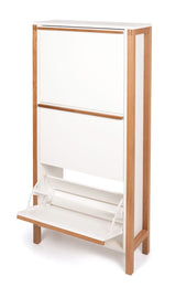 Woodman - Northgate Shoe Cabinet - White w. 3 dörrar