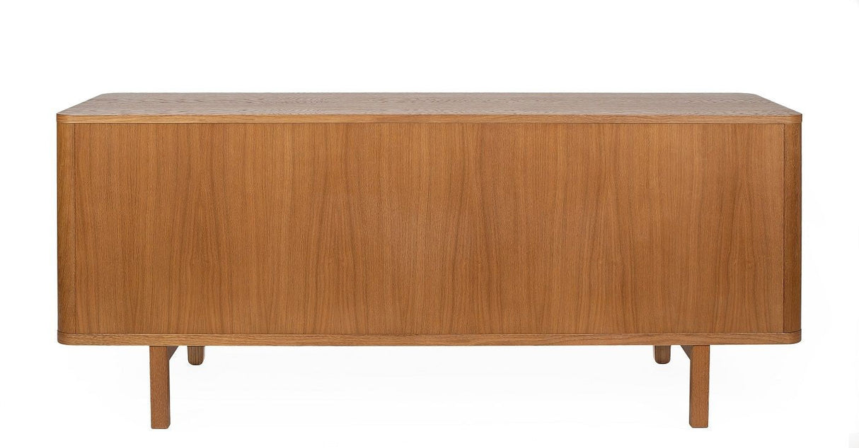 WOODMAN - SUMIRE Sideboard w. skjutdörrar - vit/natur