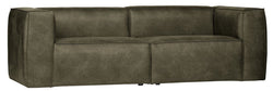 Woood Bean 3,5-pers. Soffa i Eco-Leather, Army Green