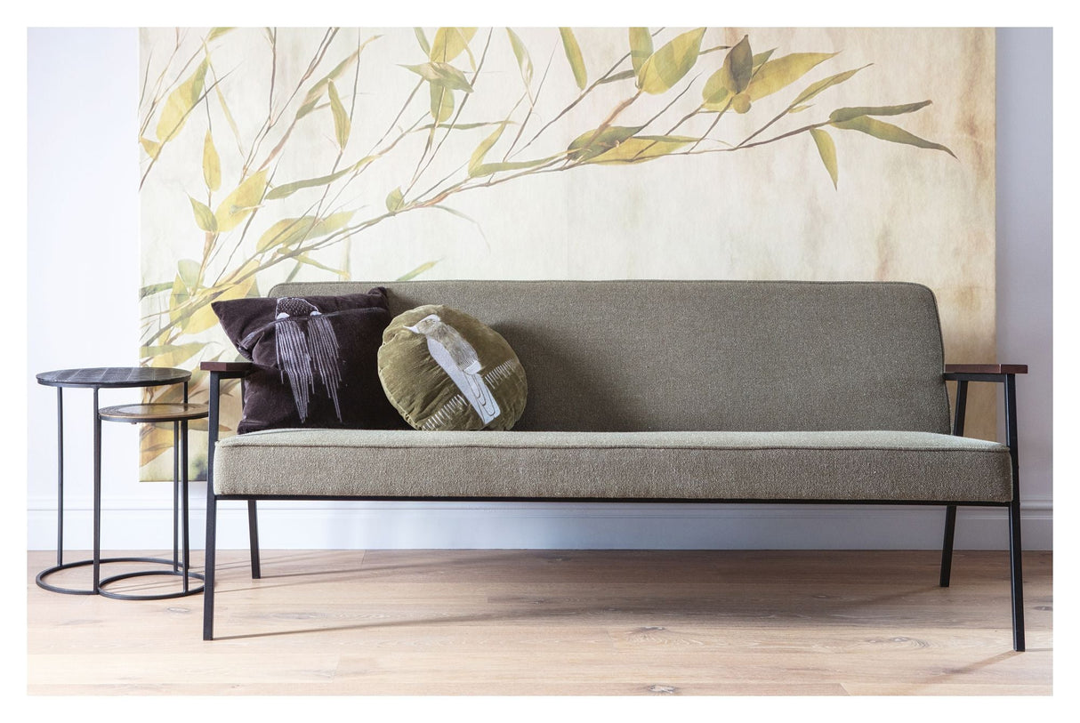 Elizabeth Lounge Bed - Olive Green