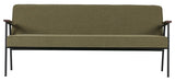 Elizabeth Lounge Bed - Olive Green