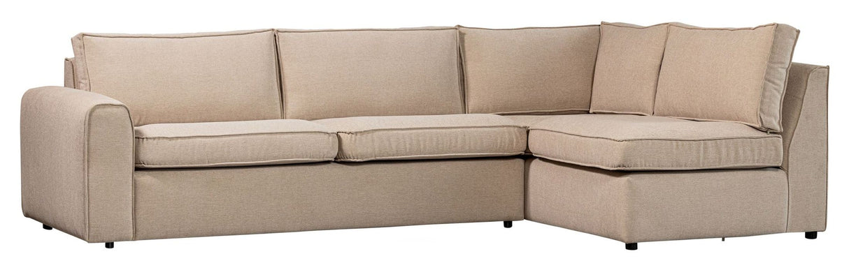 Freek corner soffa höger, beige