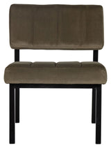 Woood Kaja Lounge Chair - Army Velor