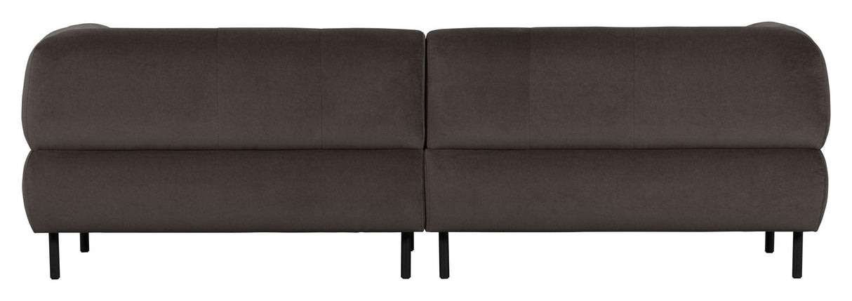 Lloyd 4-Pers. Soffa, Mat Cast Iron Velor