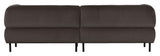 Lloyd 4-Pers. Soffa, Mat Cast Iron Velor