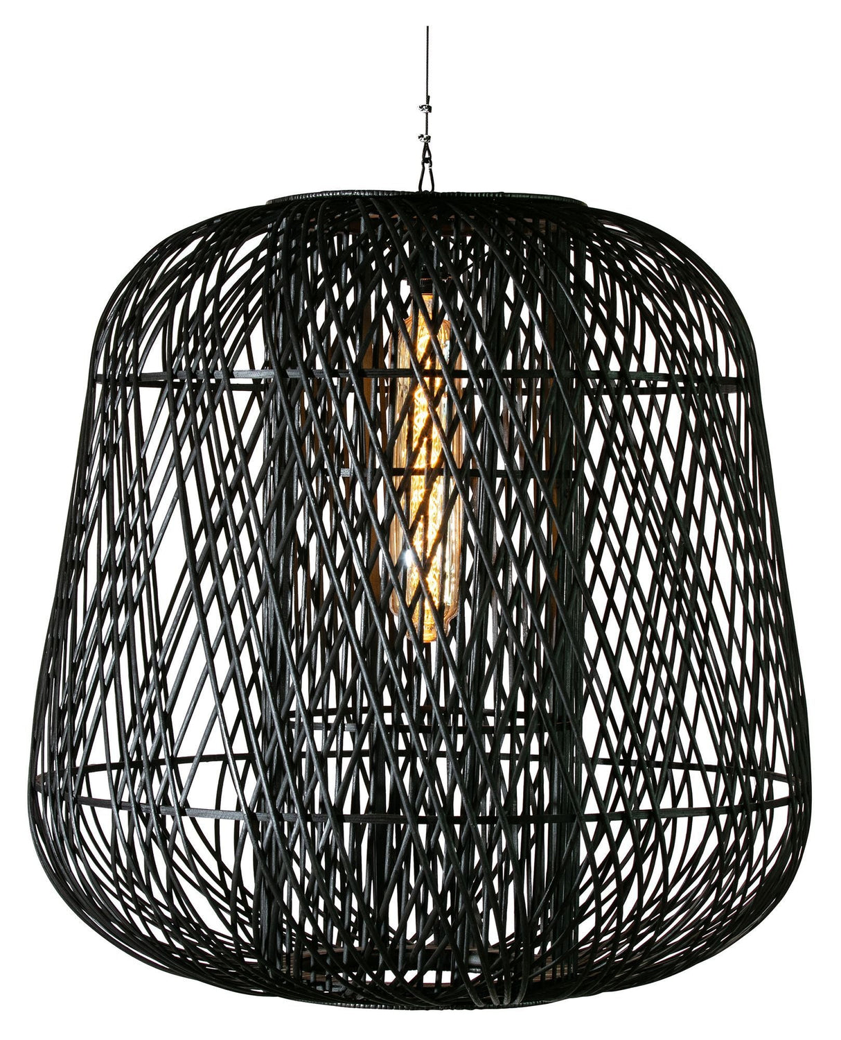 Woood Moza Pendant - Black Bamboo