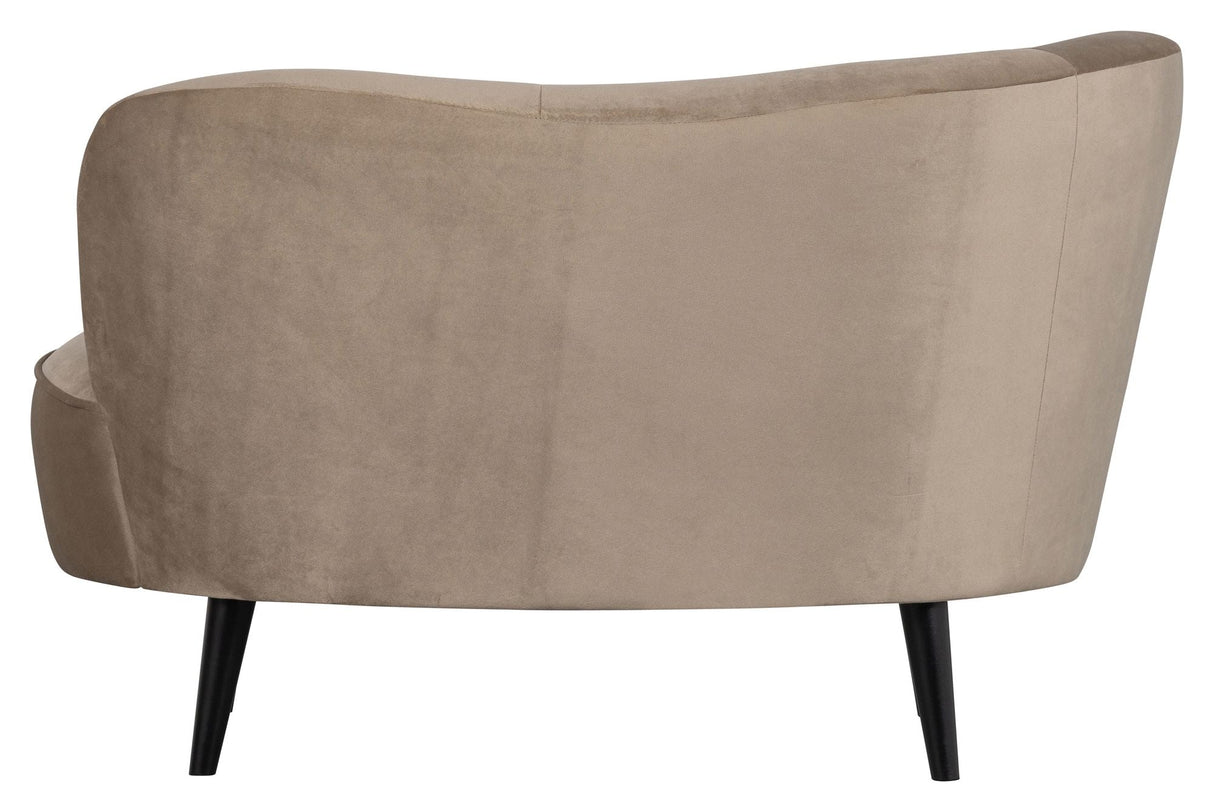 Sara Lougesofa, vänster vända - Khaki Velvet