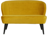 Woood - Sara Lounge Soffa - Yellow Velvet