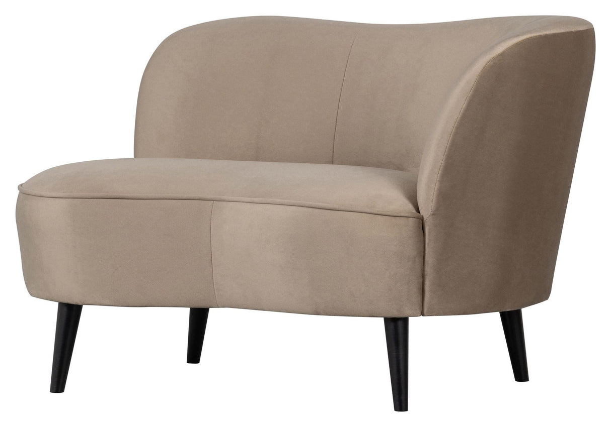 Sara Lounge soffa, höger ansikte - Khaki Velvet