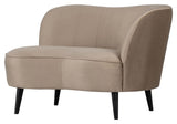 Sara Lounge soffa, höger ansikte - Khaki Velvet