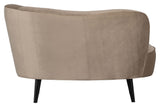 Sara Lounge soffa, höger ansikte - Khaki Velvet