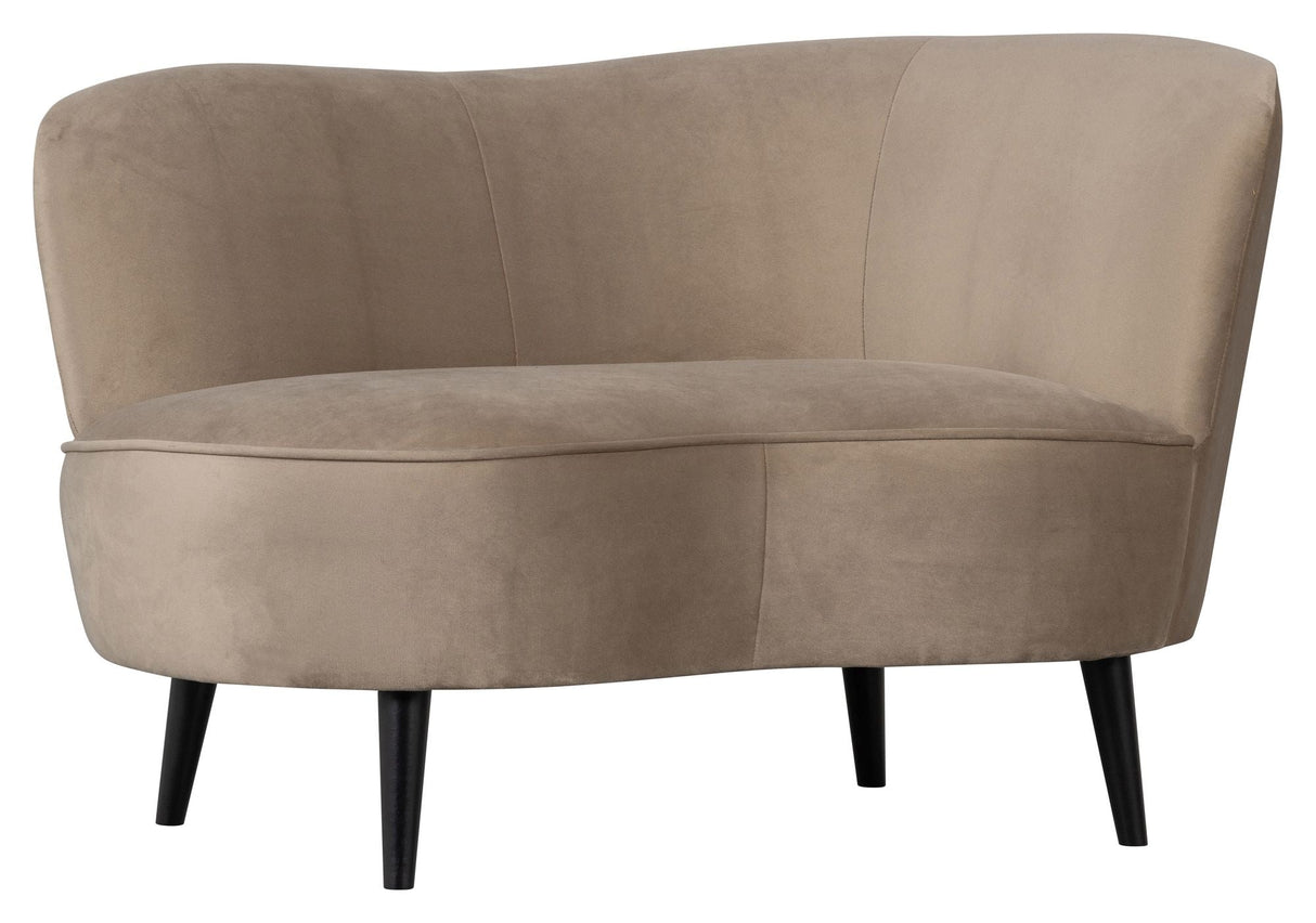 Sara Lounge soffa, höger ansikte - Khaki Velvet