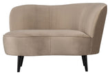 Sara Lounge soffa, höger ansikte - Khaki Velvet