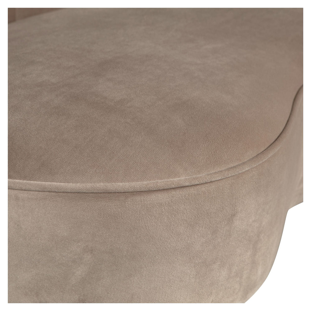 Sara Lounge soffa, höger ansikte - Khaki Velvet