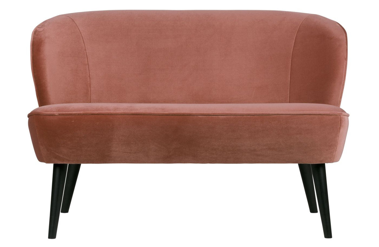 Woood - Sara Loungesofa w/Velvet - Old Pink