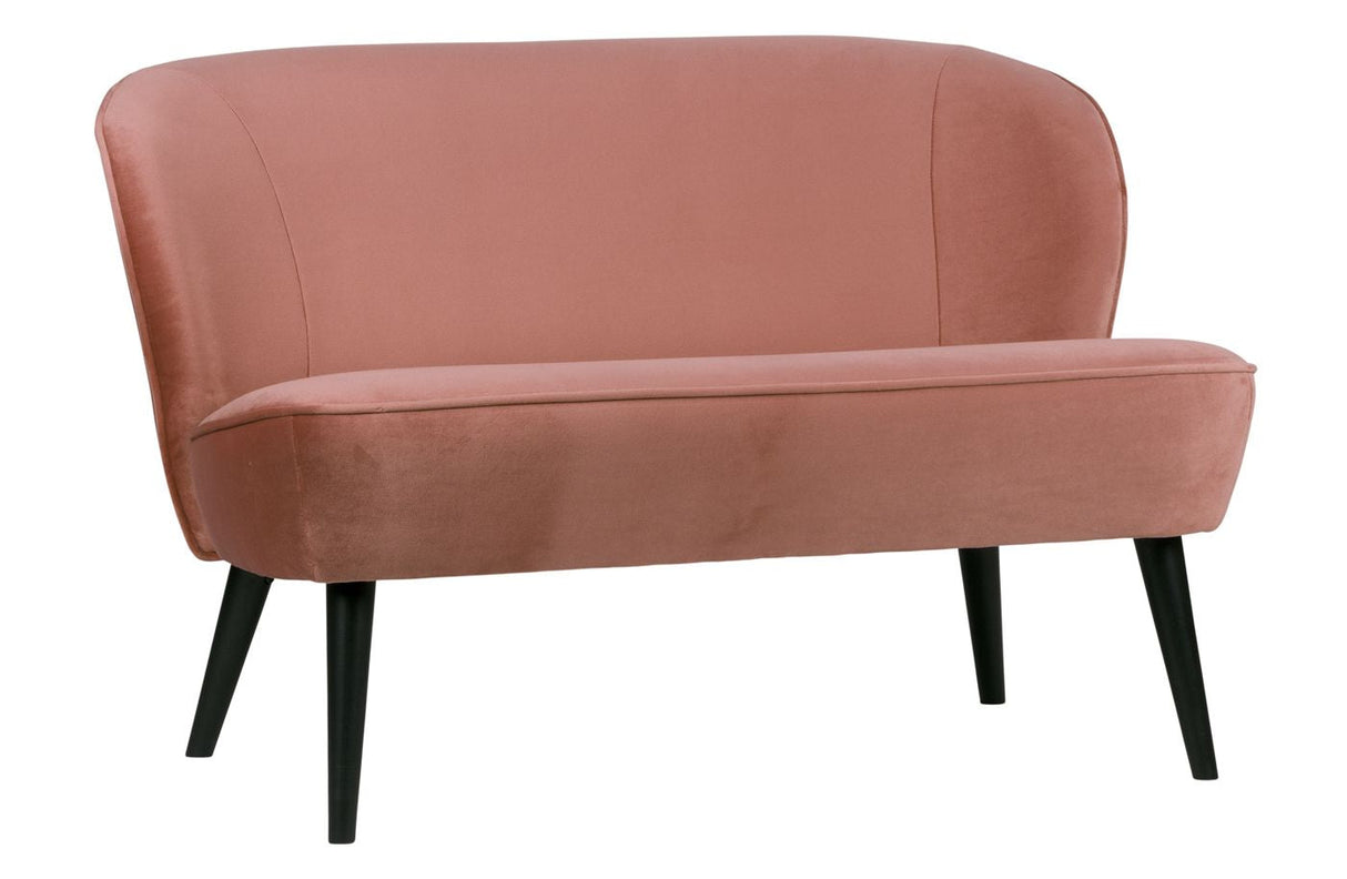 Woood - Sara Loungesofa w/Velvet - Old Pink