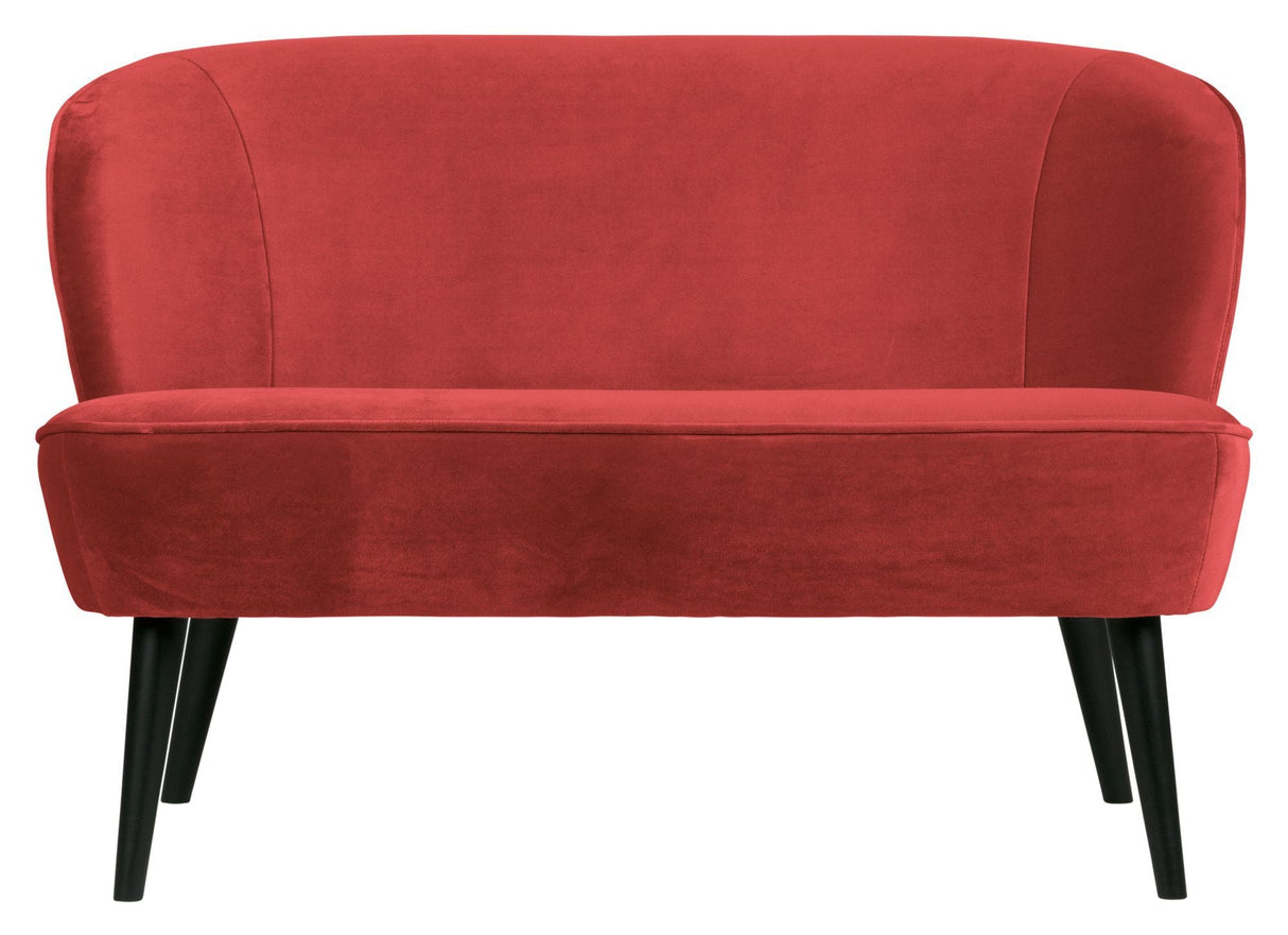 Woood Sara Lounge Soffa - Raspberry Velor