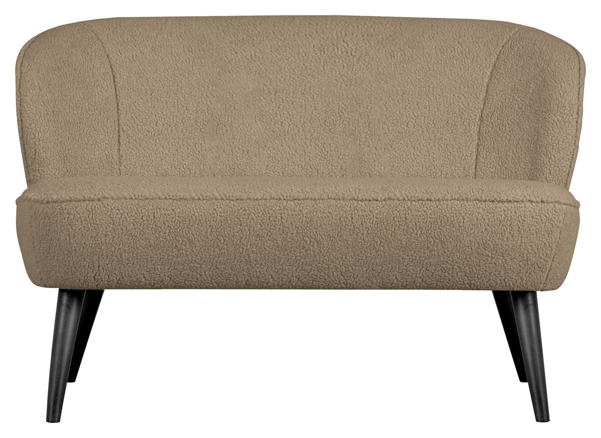 Sara Lounge Soffa, Teddy Sand/Black Ben