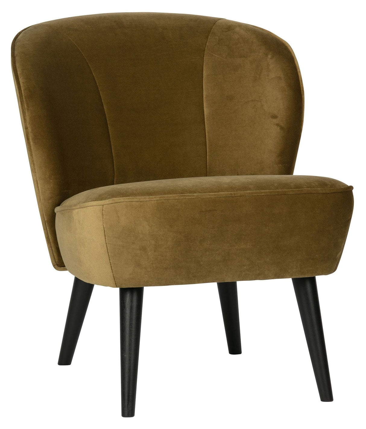 Woood Sara Lounge Chair - Army Velor