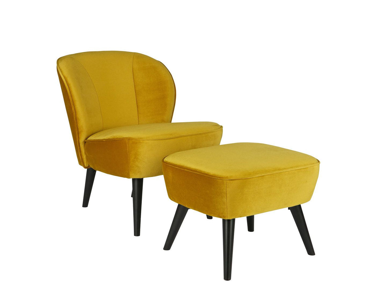 Woood - Sara Lounge Chair - Yellow