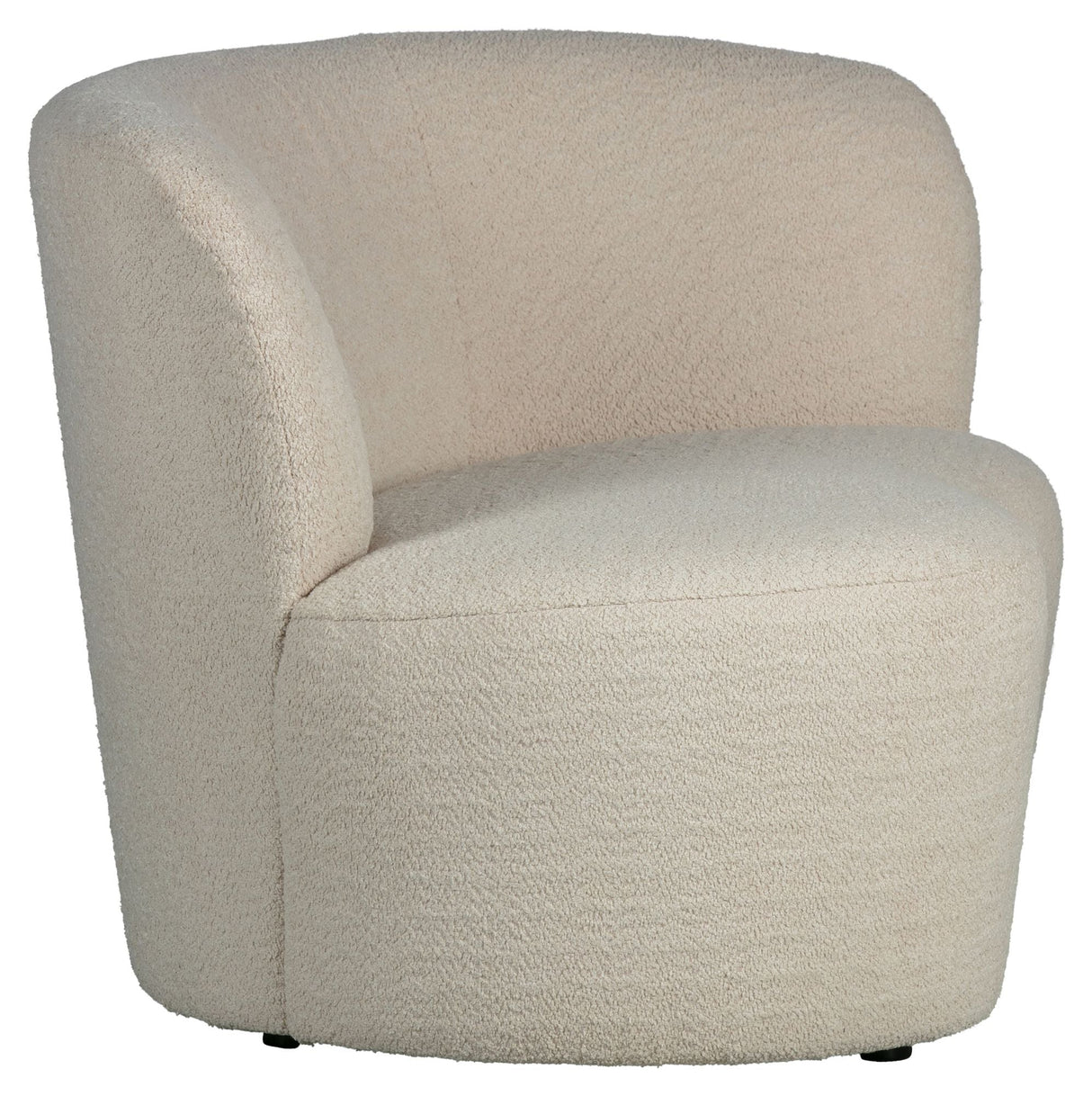 Woood Stone Lounge Soffa Right -Facing - Cream