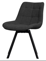 Sutton Dining Chair - Anthracite Bouclé