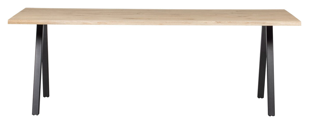 Woood Tablo Dining Table - Oak/V -Legs, 200x90