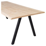 Woood Tablo Dining Table - Oak/V -Legs, 200x90