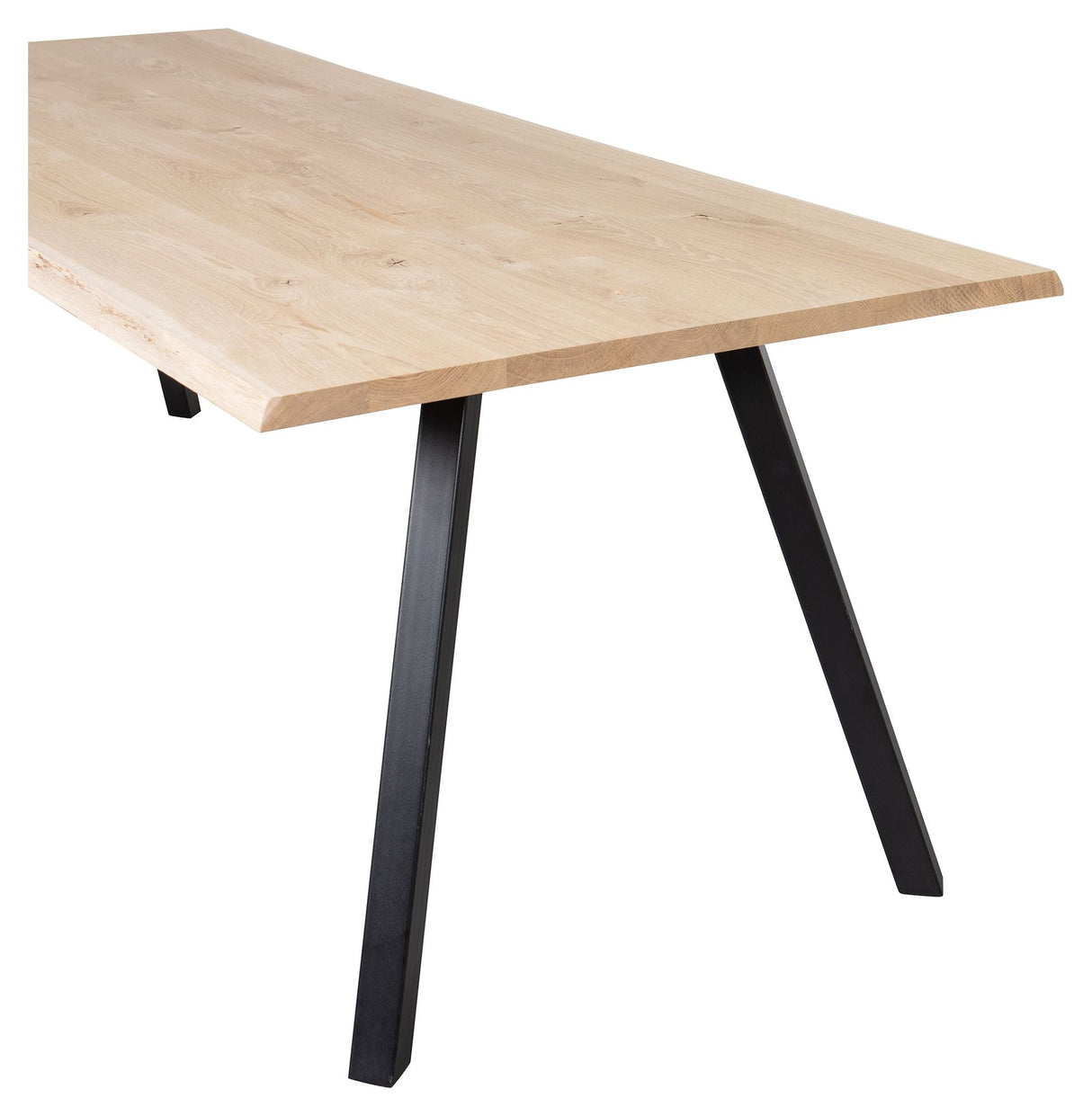 Woood Tablo Dining Table - Oak/V -Legs, 200x90