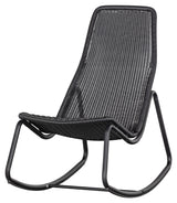 Tom Swing Chair utomhus, svart rotting/metall