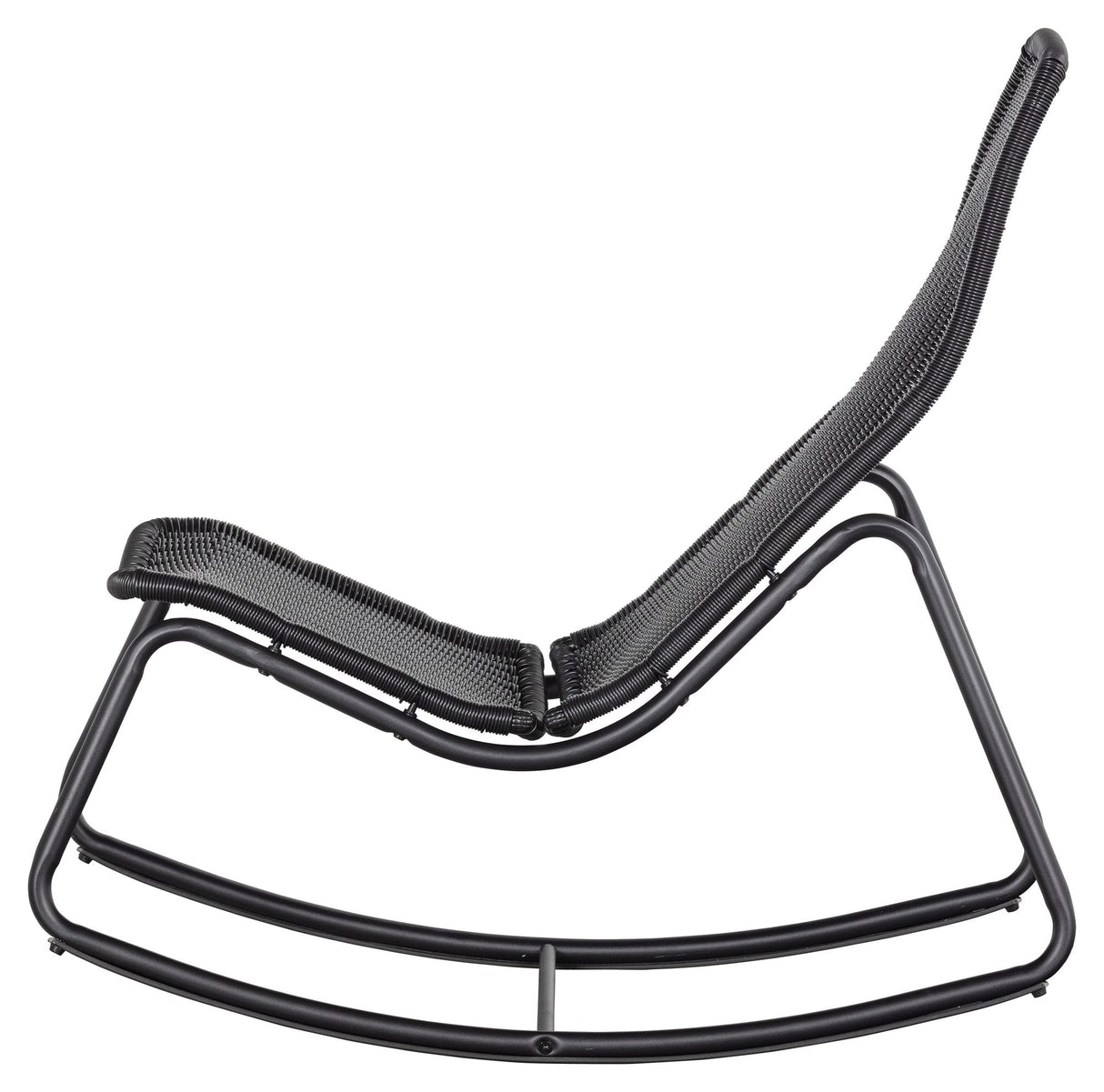 Tom Swing Chair utomhus, svart rotting/metall