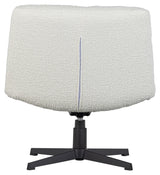 Vinny Lounge Chair w. svivningsfot - off -white bouclé