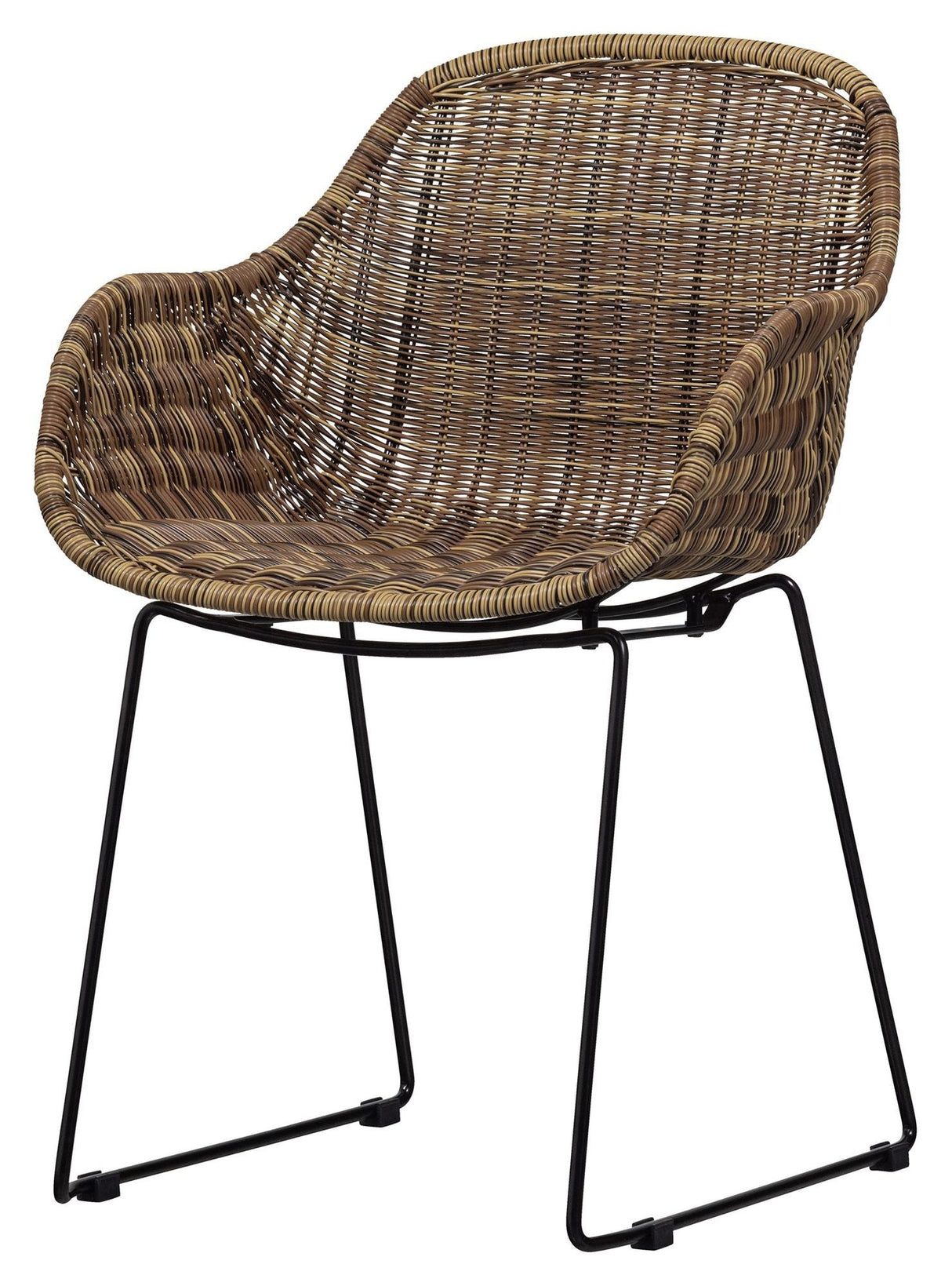 Willow Garden Chair w. armstöd, natur