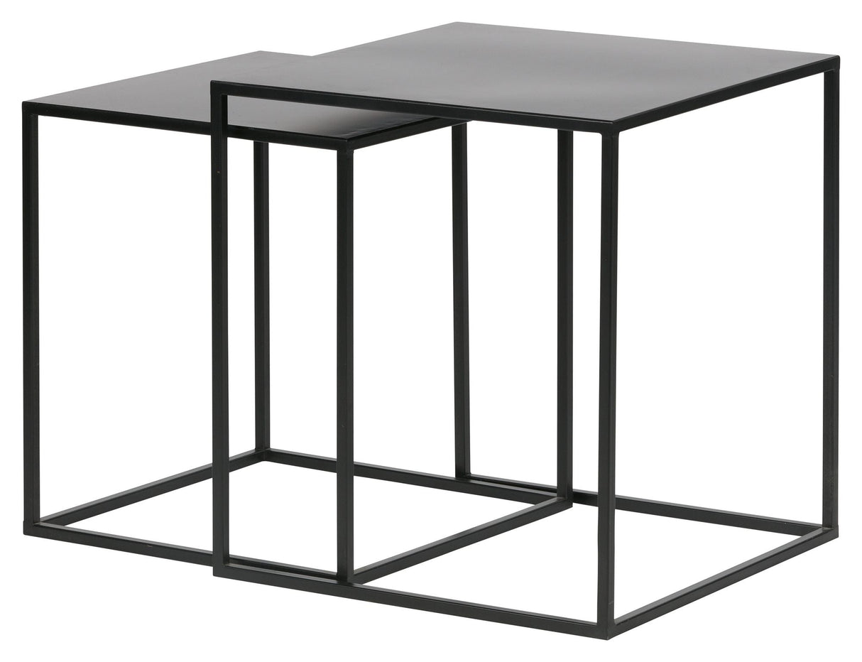 Ziva Deposit Table - Black Metal