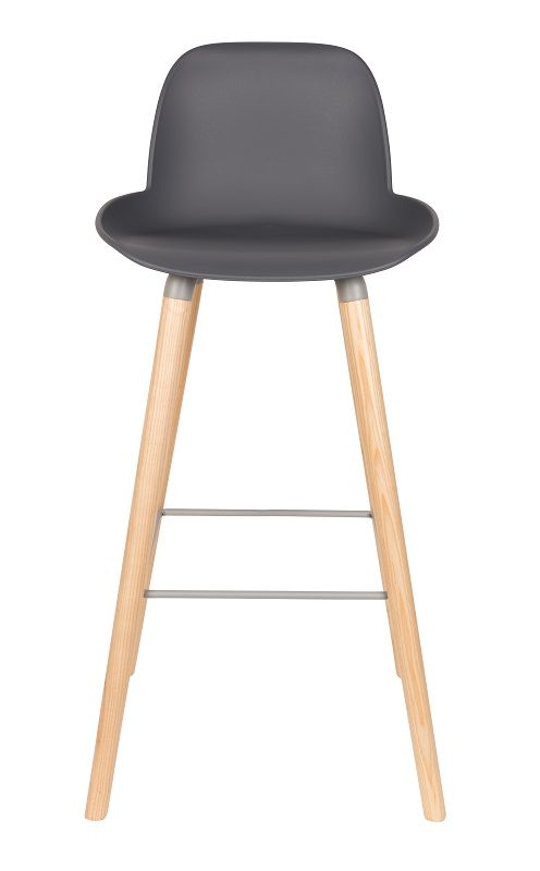 Zuiver Albert Kuip Barstool - Dark Grey