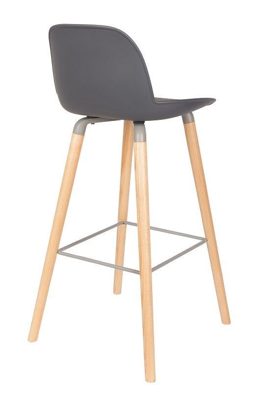 Zuiver Albert Kuip Barstool - Dark Grey