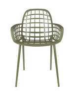 Zuiver Albert Kuip Garden Chair w/armstöd, grönt