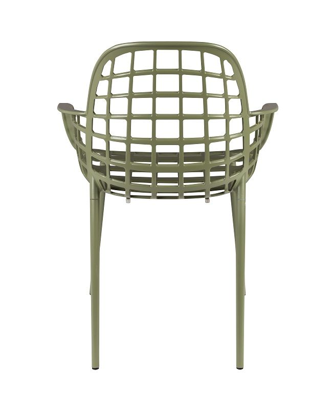 Zuiver Albert Kuip Garden Chair w/armstöd, grönt