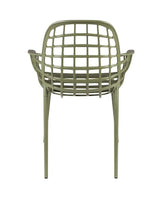 Zuiver Albert Kuip Garden Chair w/armstöd, grönt