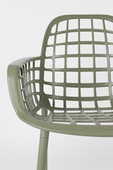 Zuiver Albert Kuip Garden Chair w/armstöd, grönt