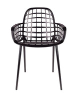 Zuiver Albert Kuip Garden Chair w/armstöd - Svart