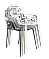 Zuiver Albert Kuip Garden Chair w/armstöd - Svart