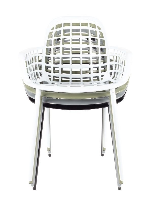 Zuiver Albert Kuip Garden Chair w/armstöd - Svart