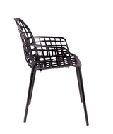 Zuiver Albert Kuip Garden Chair w/armstöd - Svart