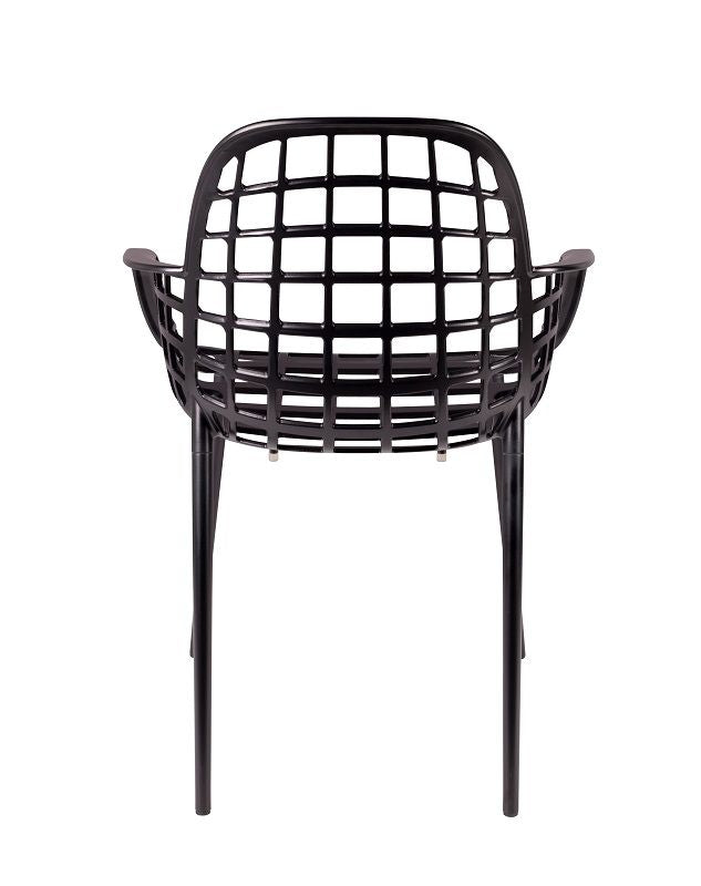 Zuiver Albert Kuip Garden Chair w/armstöd - Svart