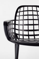 Zuiver Albert Kuip Garden Chair w/armstöd - Svart