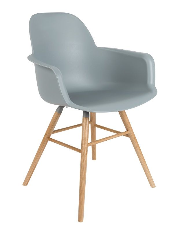 Zuiver Albert Kuip Dining Chair Armest - Grey