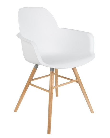 Zuiver Albert Kuip Dining Chair Armest - White