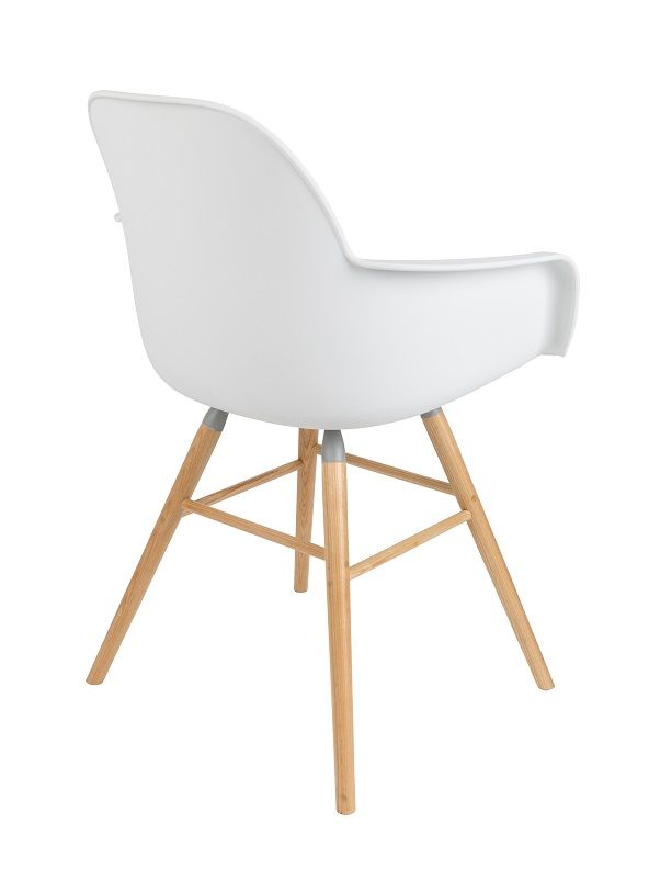 Zuiver Albert Kuip Dining Chair Armest - White